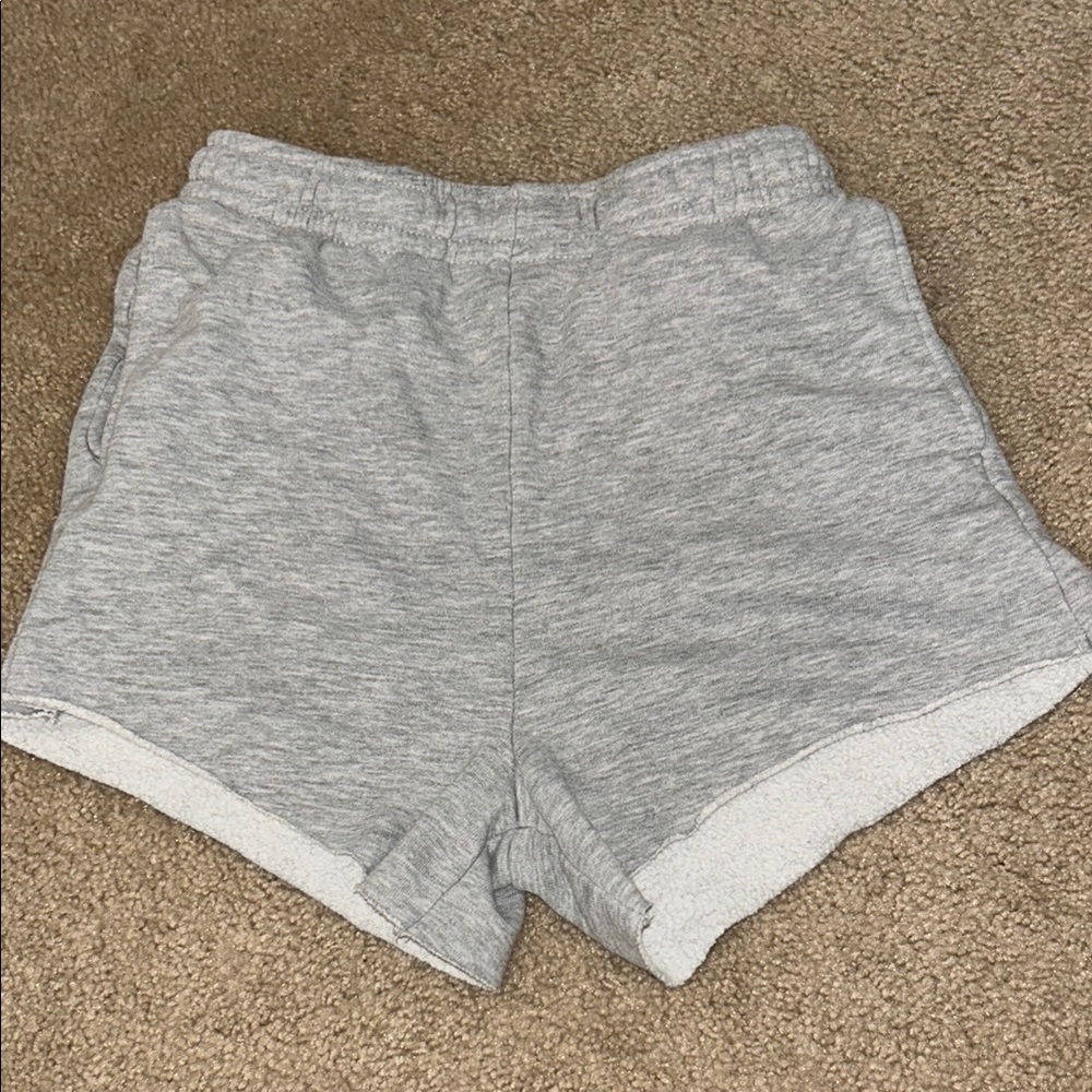 H&M Women’s Heather Gray Lounge Shorts – Soft Casual Pull-On XXS